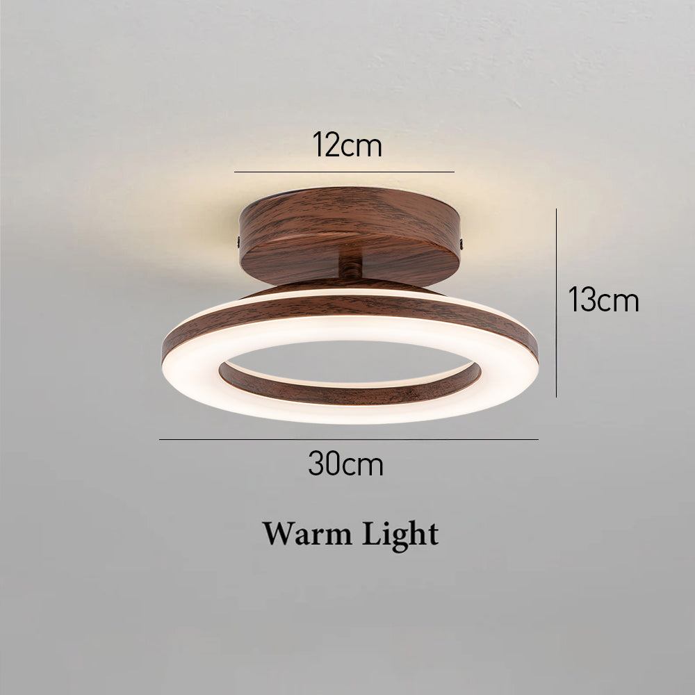 Ronde LED Plafondlamp van Acryl | Moderne Verlichting voor Hal of Entree – ClearGlow Hall Light