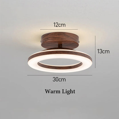 Ronde LED Plafondlamp van Acryl | Moderne Verlichting voor Hal of Entree – ClearGlow Hall Light