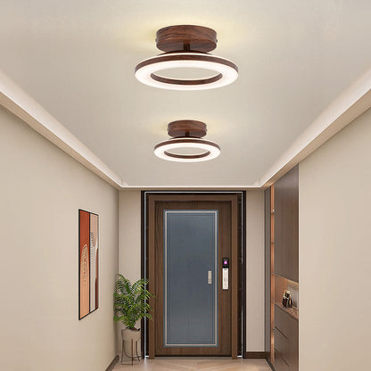 Ronde LED Plafondlamp van Acryl | Moderne Verlichting voor Hal of Entree – ClearGlow Hall Light