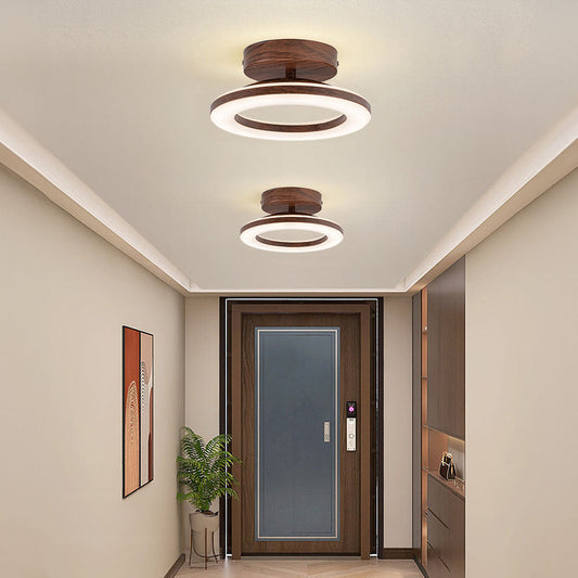 Ronde LED Plafondlamp van Acryl | Moderne Verlichting voor Hal of Entree – ClearGlow Hall Light