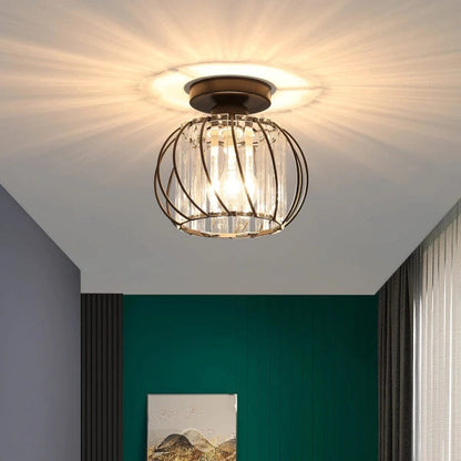 Nordic Luxe Plafondlamp van Glas | Designlamp voor Hal, Gang of Overloop – ScandiLuxe Glow