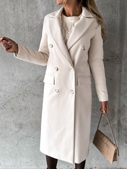 Stijlvolle Trenchcoat Jas Met Knoopsluiting | Lang