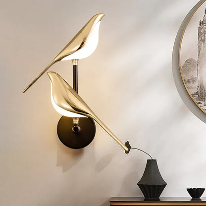 Wandlamp in Vogelvorm | Moderne Designlamp voor Slaapkamer of Woonkamer
