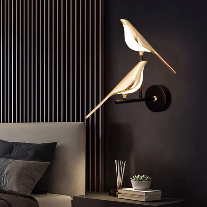 Wandlamp in Vogelvorm | Moderne Designlamp voor Slaapkamer of Woonkamer