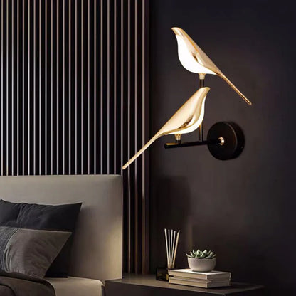 Wandlamp in Vogelvorm | Moderne Designlamp voor Slaapkamer of Woonkamer