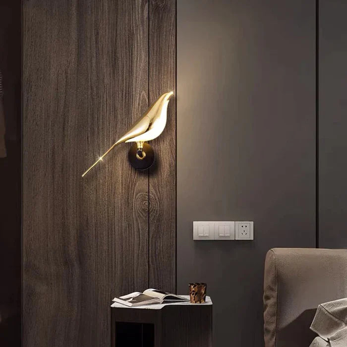 Wandlamp in Vogelvorm | Moderne Designlamp voor Slaapkamer of Woonkamer