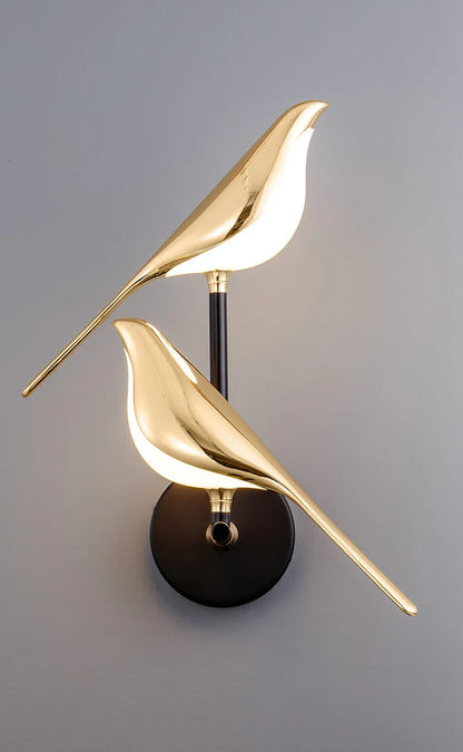 Wandlamp in Vogelvorm | Moderne Designlamp voor Slaapkamer of Woonkamer