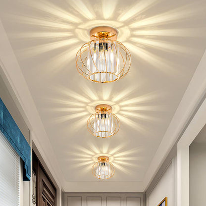 Nordic Luxe Plafondlamp van Glas | Designlamp voor Hal, Gang of Overloop – ScandiLuxe Glow