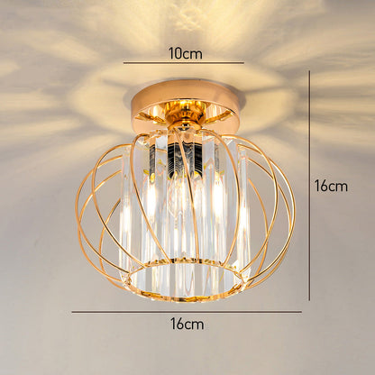 Nordic Luxe Plafondlamp van Glas | Designlamp voor Hal, Gang of Overloop – ScandiLuxe Glow