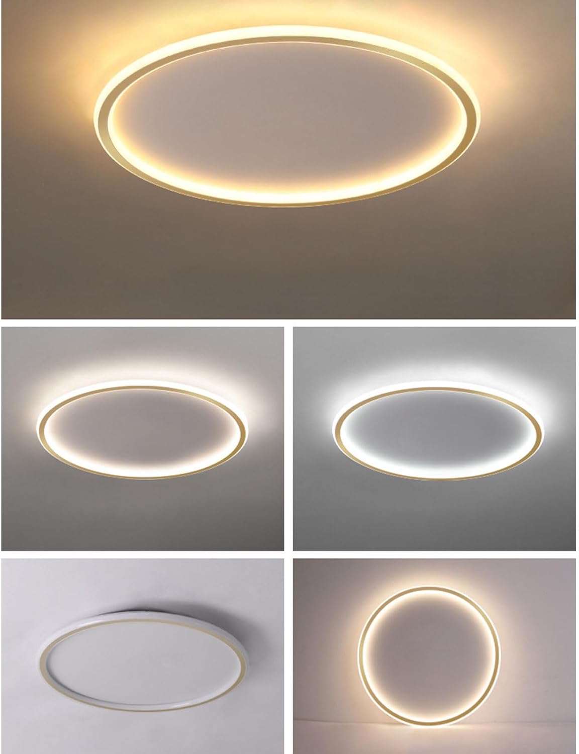 Scandinavische Schijfvormige LED Plafondlamp | Minimalistisch Design voor Woonkamer of Hal – NordDisc Light