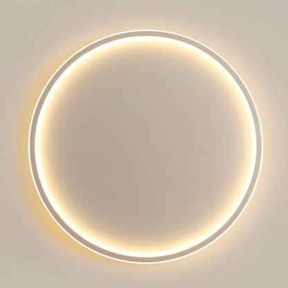 Scandinavische Schijfvormige LED Plafondlamp | Minimalistisch Design voor Woonkamer of Hal – NordDisc Light