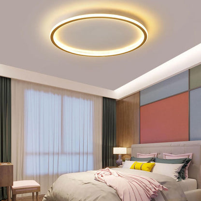 Scandinavische Schijfvormige LED Plafondlamp | Minimalistisch Design voor Woonkamer of Hal – NordDisc Light