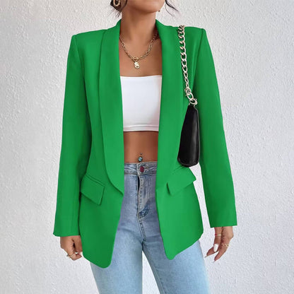 Casual Open Voorkant Blazer | Formeel