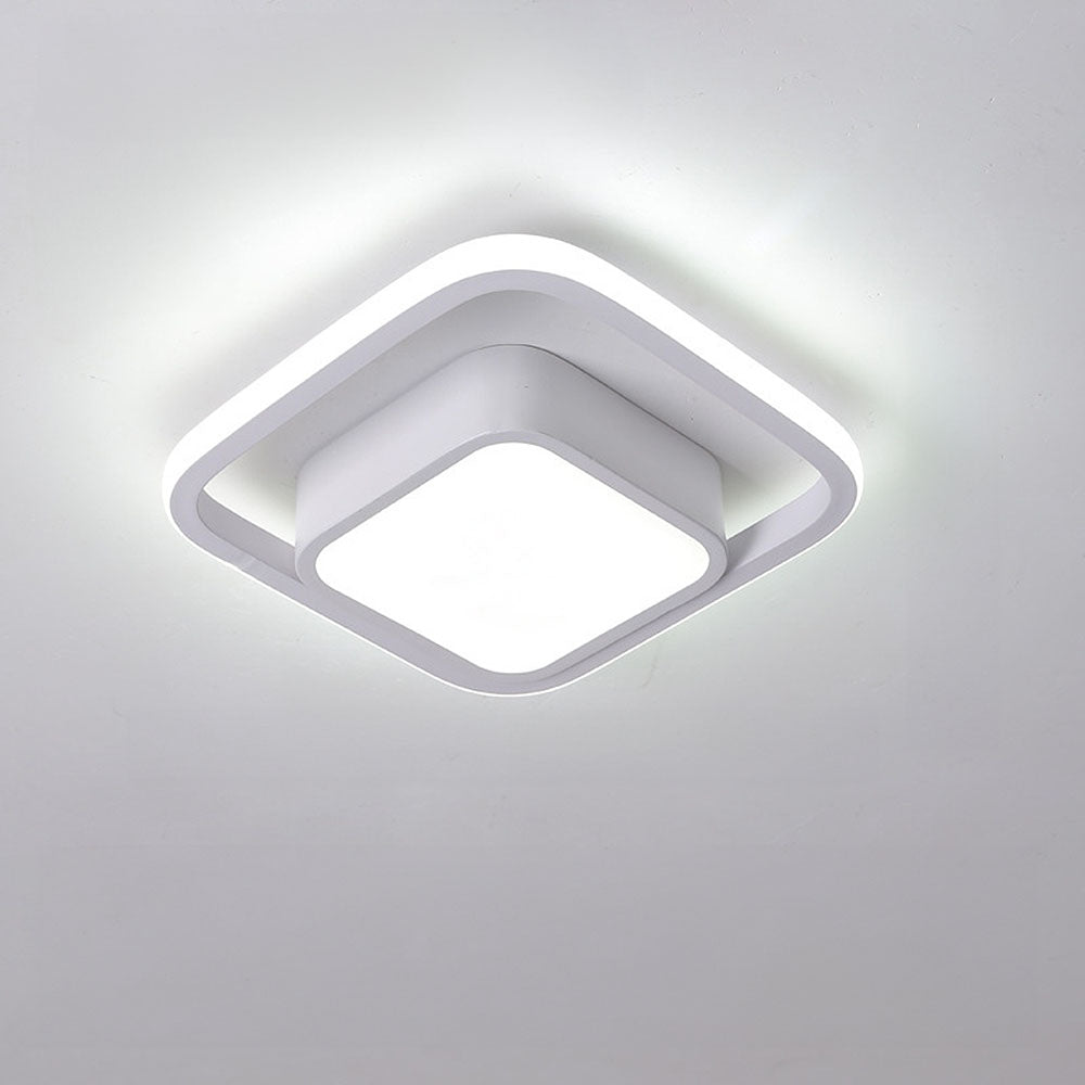 Minimalistische LED Plafondlamp met Dubbele Ring | Modern Design voor Woonkamer of Slaapkamer – TwinHalo LED