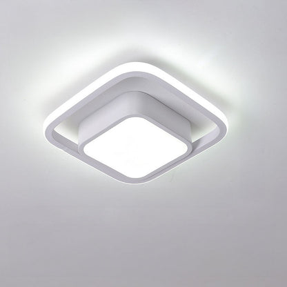 Minimalistische LED Plafondlamp met Dubbele Ring | Modern Design voor Woonkamer of Slaapkamer – TwinHalo LED