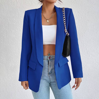 Casual Open Voorkant Blazer | Formeel