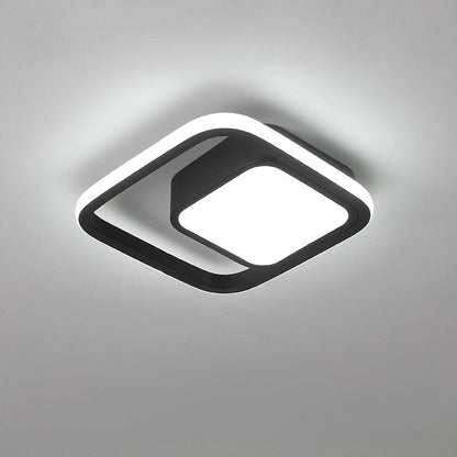 Minimalistische LED Plafondlamp met Dubbele Ring | Modern Design voor Woonkamer of Slaapkamer – TwinHalo LED
