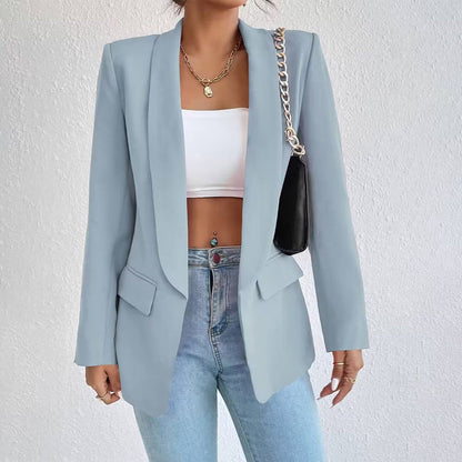 Casual Open Voorkant Blazer | Formeel