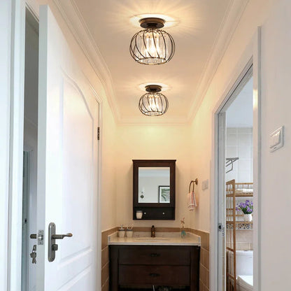 Nordic Luxe Plafondlamp van Glas | Designlamp voor Hal, Gang of Overloop – ScandiLuxe Glow