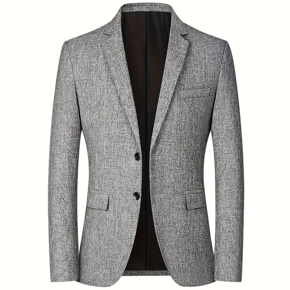 Casual Getextureerde Blazer Voor Heren | Slanke Pasvorm