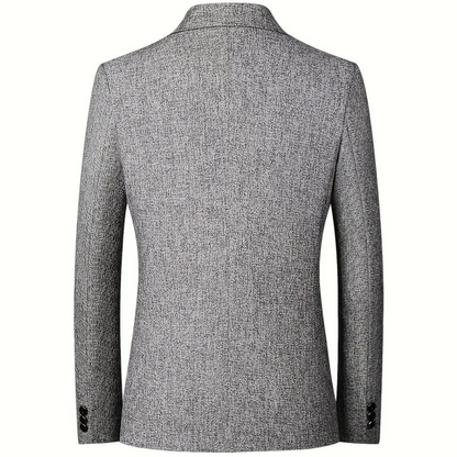 Casual Getextureerde Blazer Voor Heren | Slanke Pasvorm
