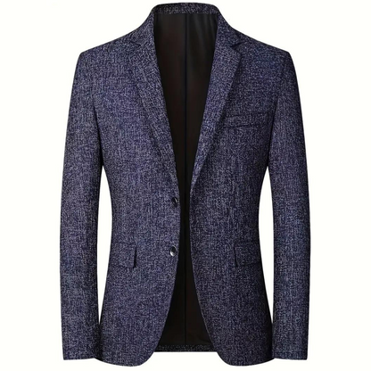 Casual Getextureerde Blazer Voor Heren | Slanke Pasvorm