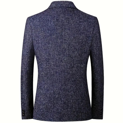 Casual Getextureerde Blazer Voor Heren | Slanke Pasvorm
