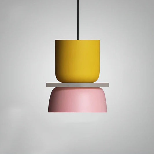 LED Hanglamp in Macaron Stijl | Kleurrijke Decoratieve Plafondlamp voor Keuken, Woonkamer of Kinderkamer