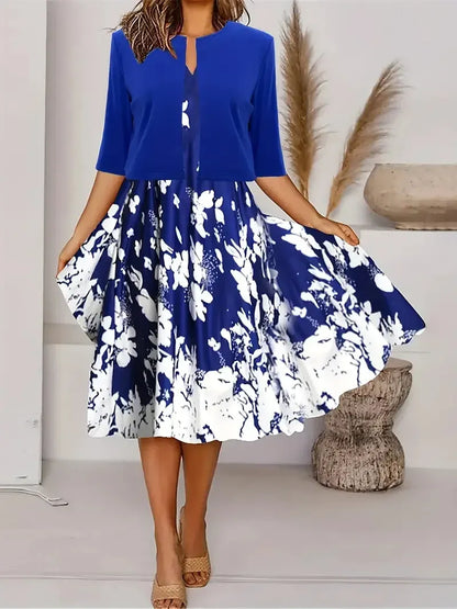 Elegante Zomerjurk met Blazer voor Dames – Stijl & Klasse – Juliette