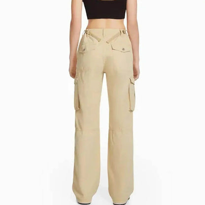 Cargo Pants met Verstelbare Taille – Stijlvol en Functioneel – Daxira