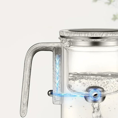 Elegante Glazen Theepot met Infuser – Creatief Ontwerp voor Losse Thee – ZenSteep – Amari