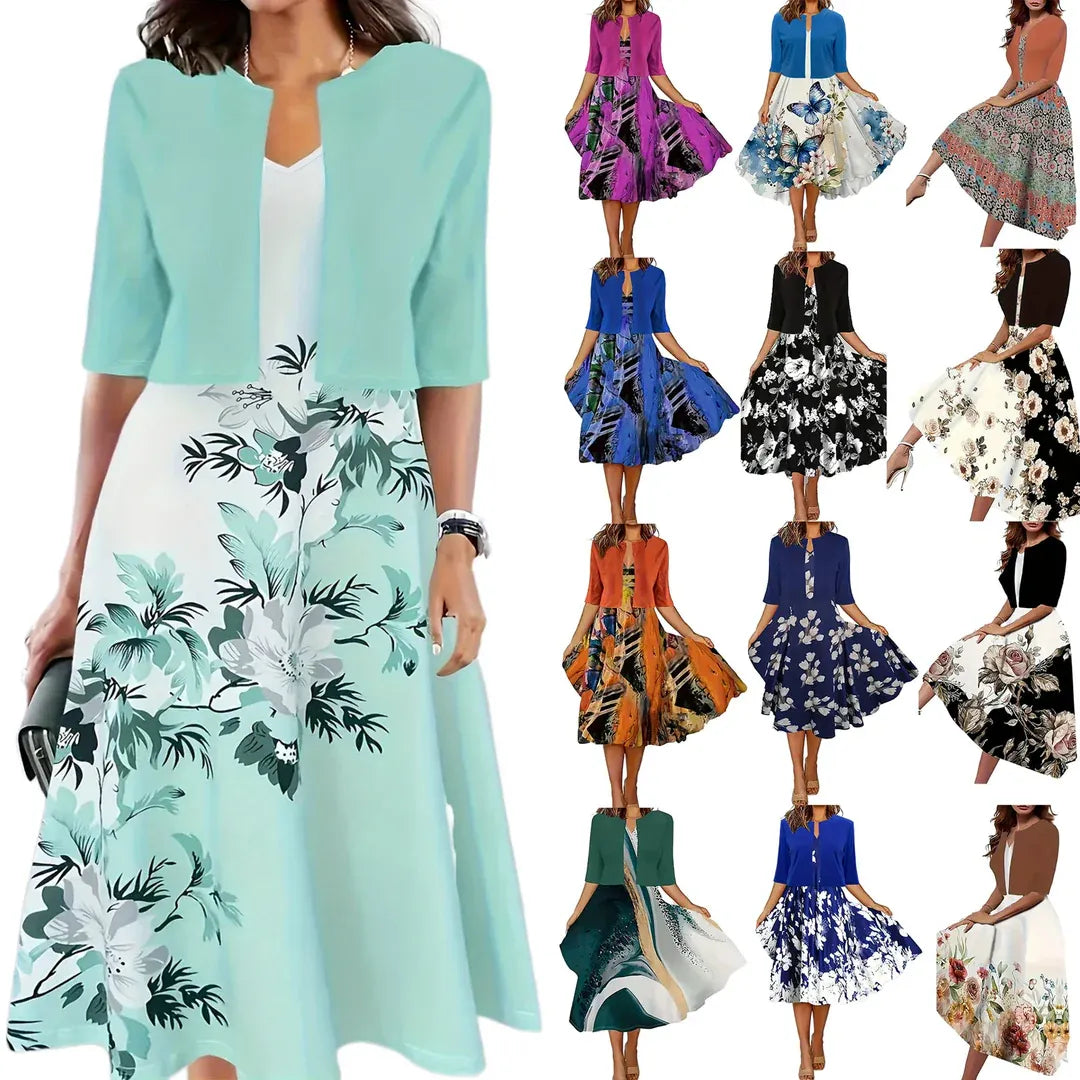 Elegante Zomerjurk met Blazer voor Dames – Stijl & Klasse – Juliette