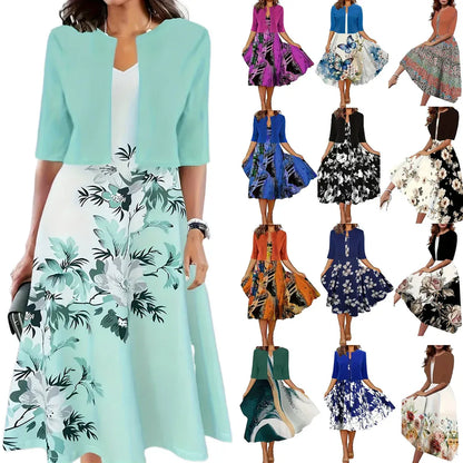 Elegante Zomerjurk met Blazer voor Dames – Stijl & Klasse – Juliette