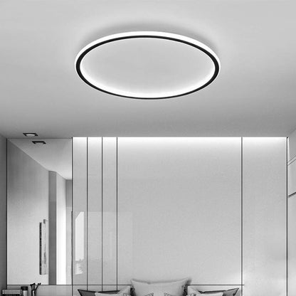 Scandinavische Schijfvormige LED Plafondlamp | Minimalistisch Design voor Woonkamer of Hal – NordDisc Light