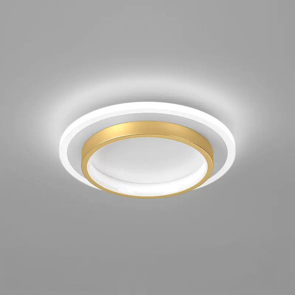 Ronde LED Plafondlamp voor Hal | Metalen & Acryl Designlamp voor Gang of Overloop – HaloPath LED