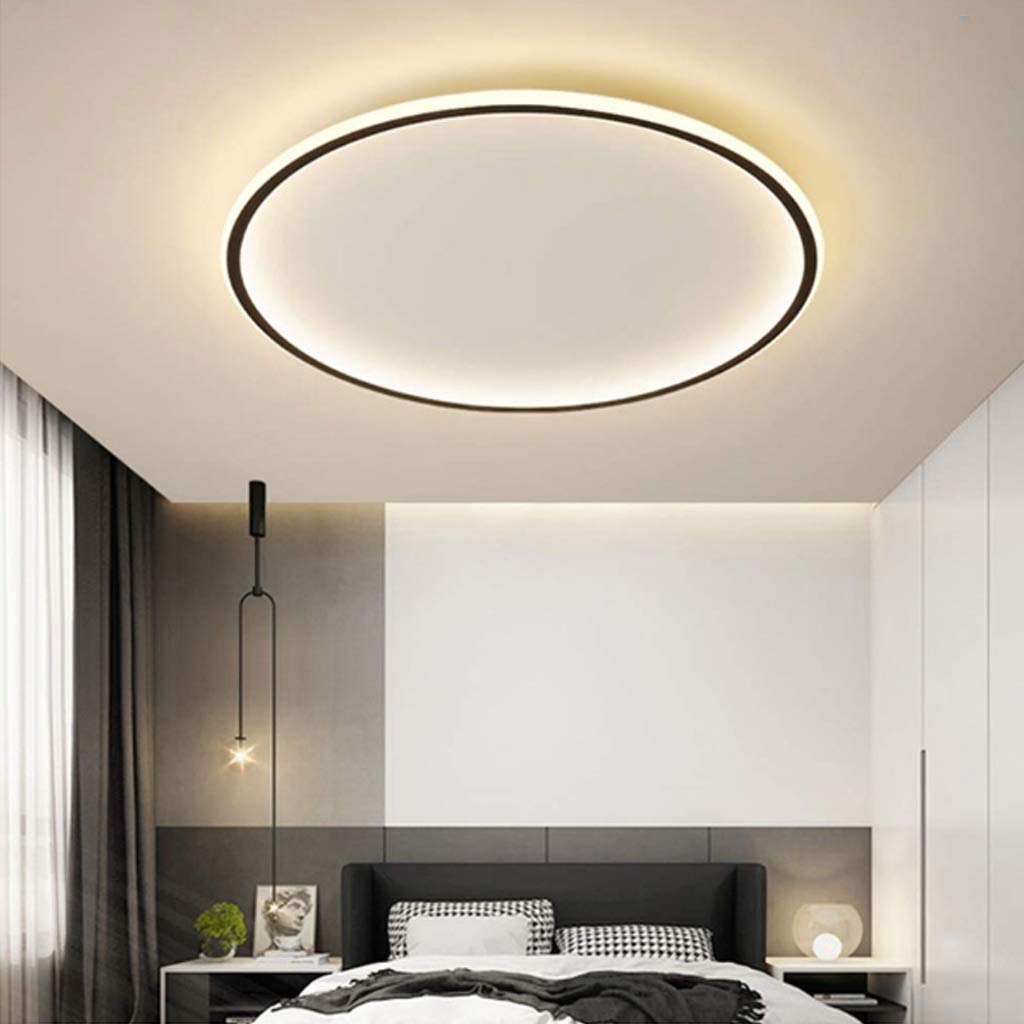 Scandinavische Schijfvormige LED Plafondlamp | Minimalistisch Design voor Woonkamer of Hal – NordDisc Light