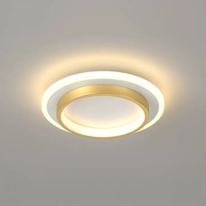 Ronde LED Plafondlamp voor Hal | Metalen & Acryl Designlamp voor Gang of Overloop – HaloPath LED