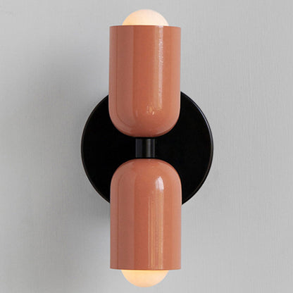 Dubbele Wandlamp in Vintage Stijl | Korte Moderne LED Wandverlichting voor Bijkeuken of Hal – TwinGlow Retro