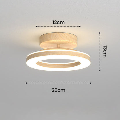 Ronde LED Plafondlamp van Acryl | Moderne Verlichting voor Hal of Entree – ClearGlow Hall Light