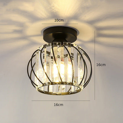Nordic Luxe Plafondlamp van Glas | Designlamp voor Hal, Gang of Overloop – ScandiLuxe Glow