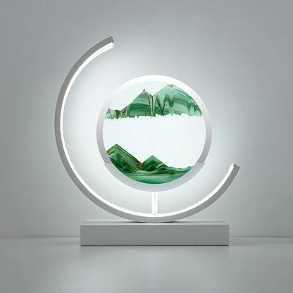 Sandlight Quicksand Tafellamp | Bewegend Zanddecor en LED Licht voor Sfeervolle Verlichting