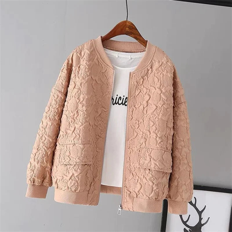 Stijlvol Bomberjack Met Textuur | Warm