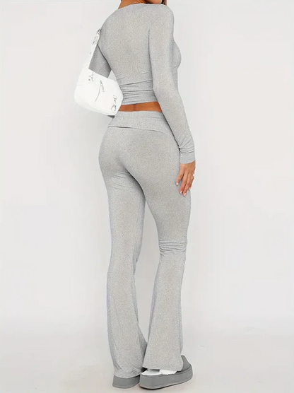 Comfortabele 2-Delige Flare Set - Lumella