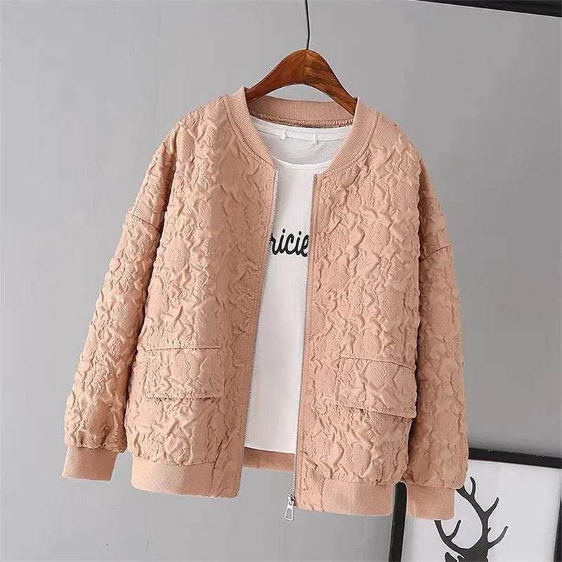 Stijlvol Bomberjack Met Textuur | Warm