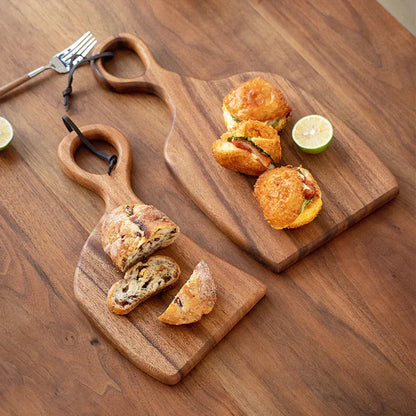 2-Pack Walnoot Houten Snijplanken | Duurzame & Stijlvolle Snij- en Serveerplanken voor de Keuken – NutraWood