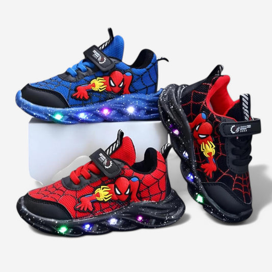 Superheld LED Sneaker – Stoere Kinderschoenen met Lichtjes – Max