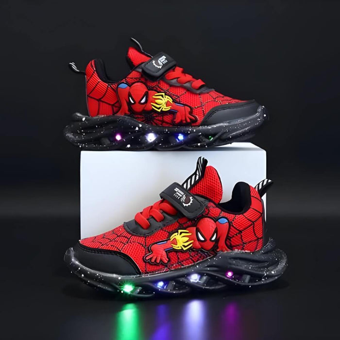 Superheld LED Sneaker – Stoere Kinderschoenen met Lichtjes – Max