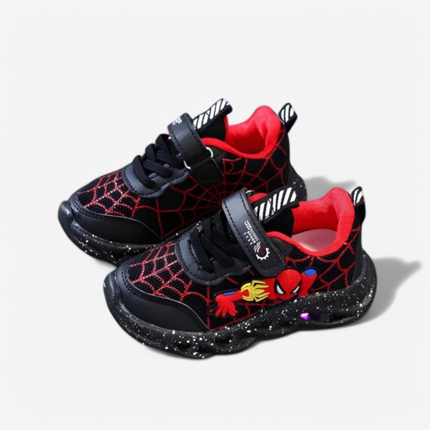 Superheld LED Sneaker – Stoere Kinderschoenen met Lichtjes – Max