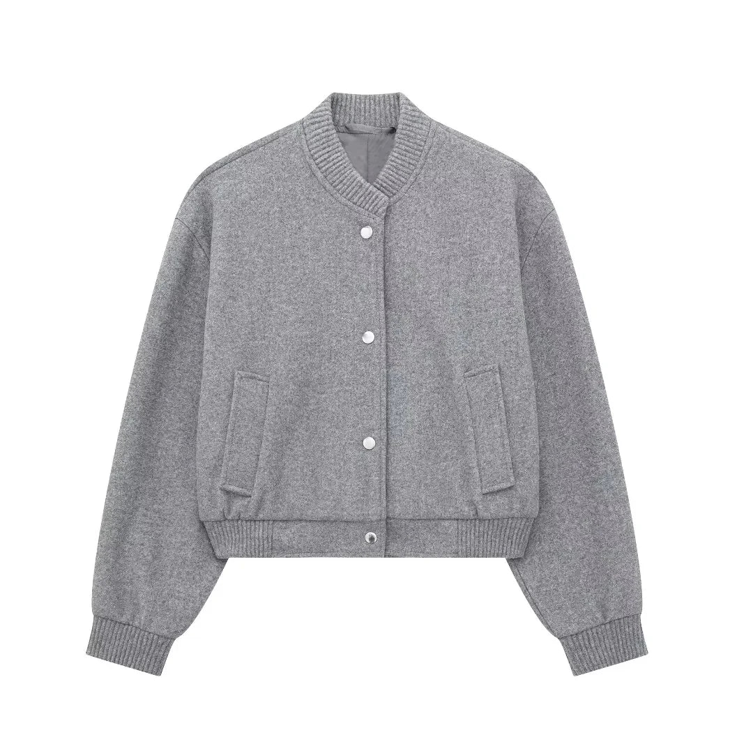 Stijlvolle Cropped Bomberjack | Warm