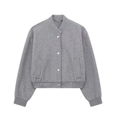 Stijlvolle Cropped Bomberjack | Warm